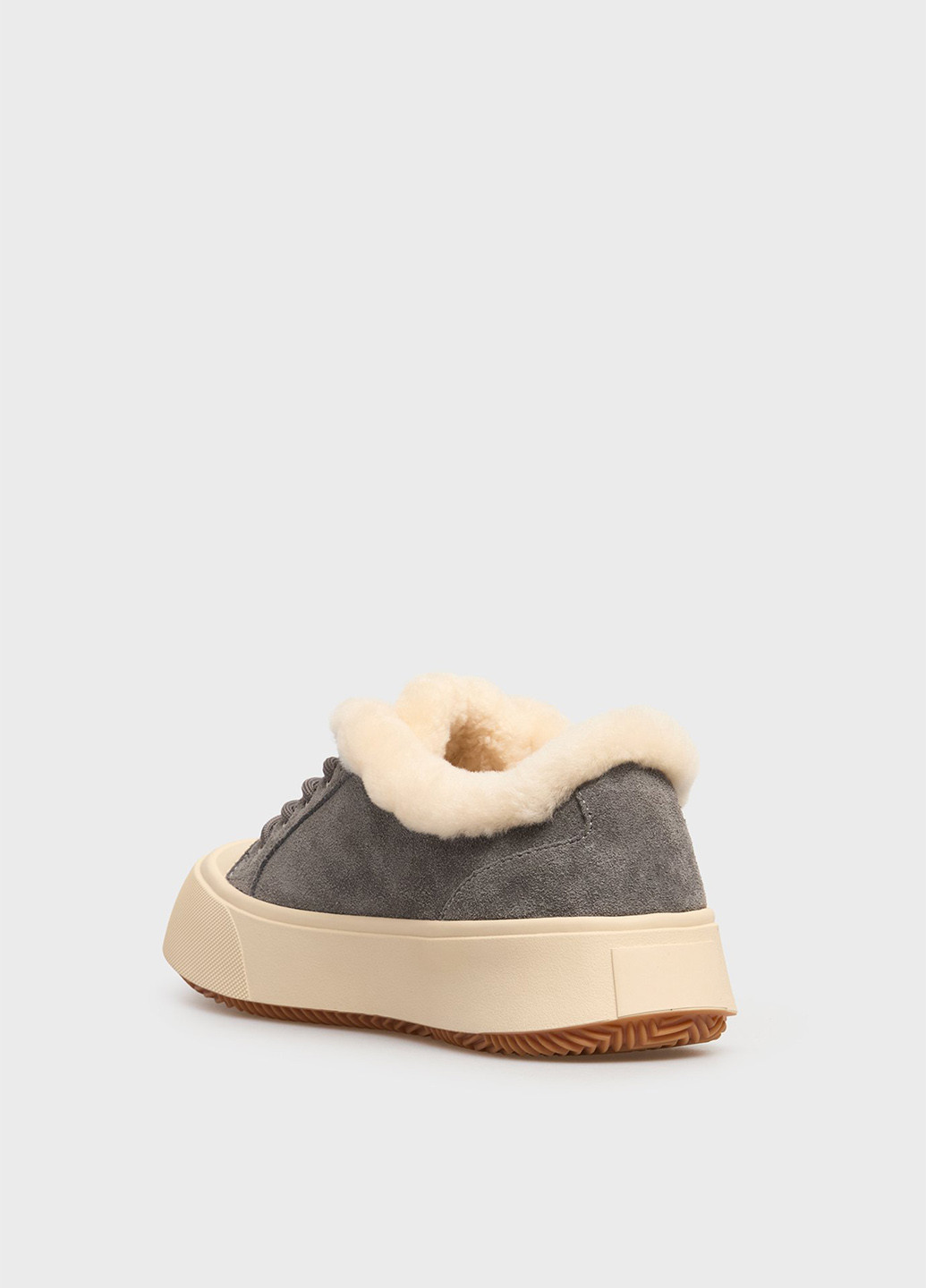 Кроссовки PRPY серые зима (366438674)