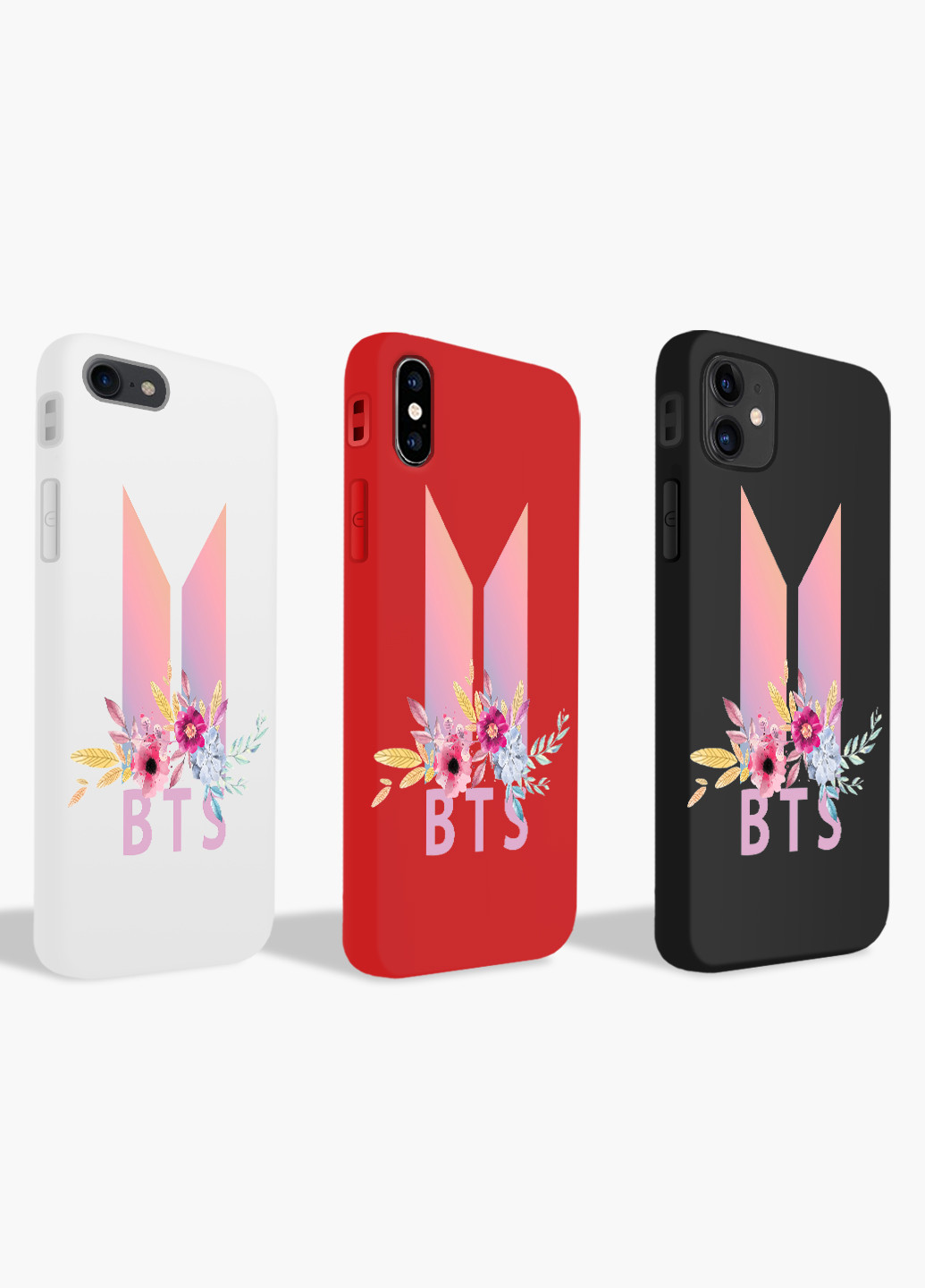 Чехол силиконовый Apple Iphone Xs Max БТС (BTS) (8226-1081) MobiPrint (219336106)