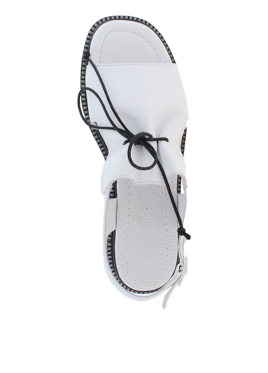 Белые босоножки Belsty с ремешком со шнуровкой
