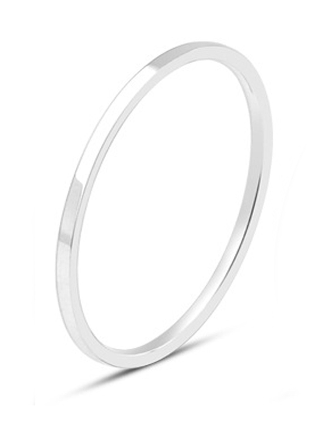 Кольцо Aviva однотонное серебряное металл