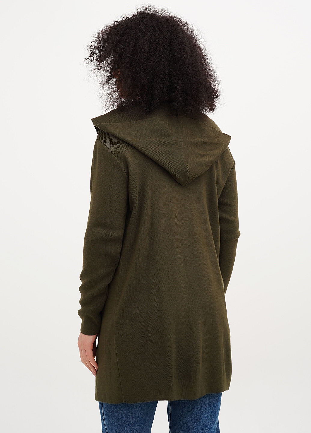 Оливковый (хаки) демисезонный кардиган Imperial