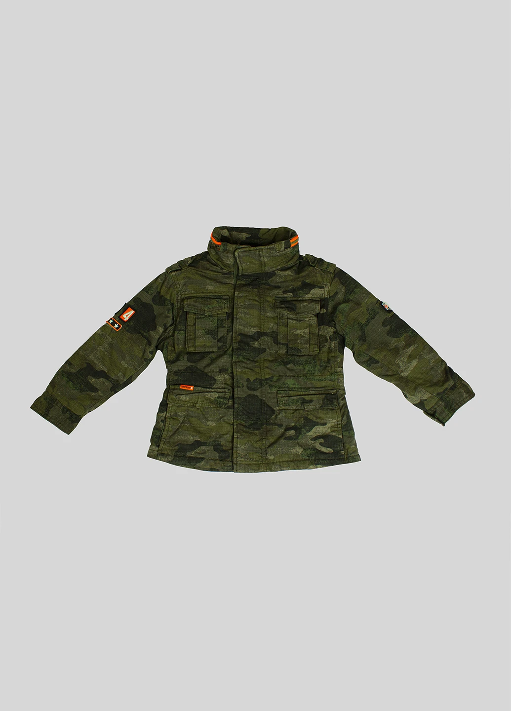 Оливковая (хаки) демисезонная куртка Superdry