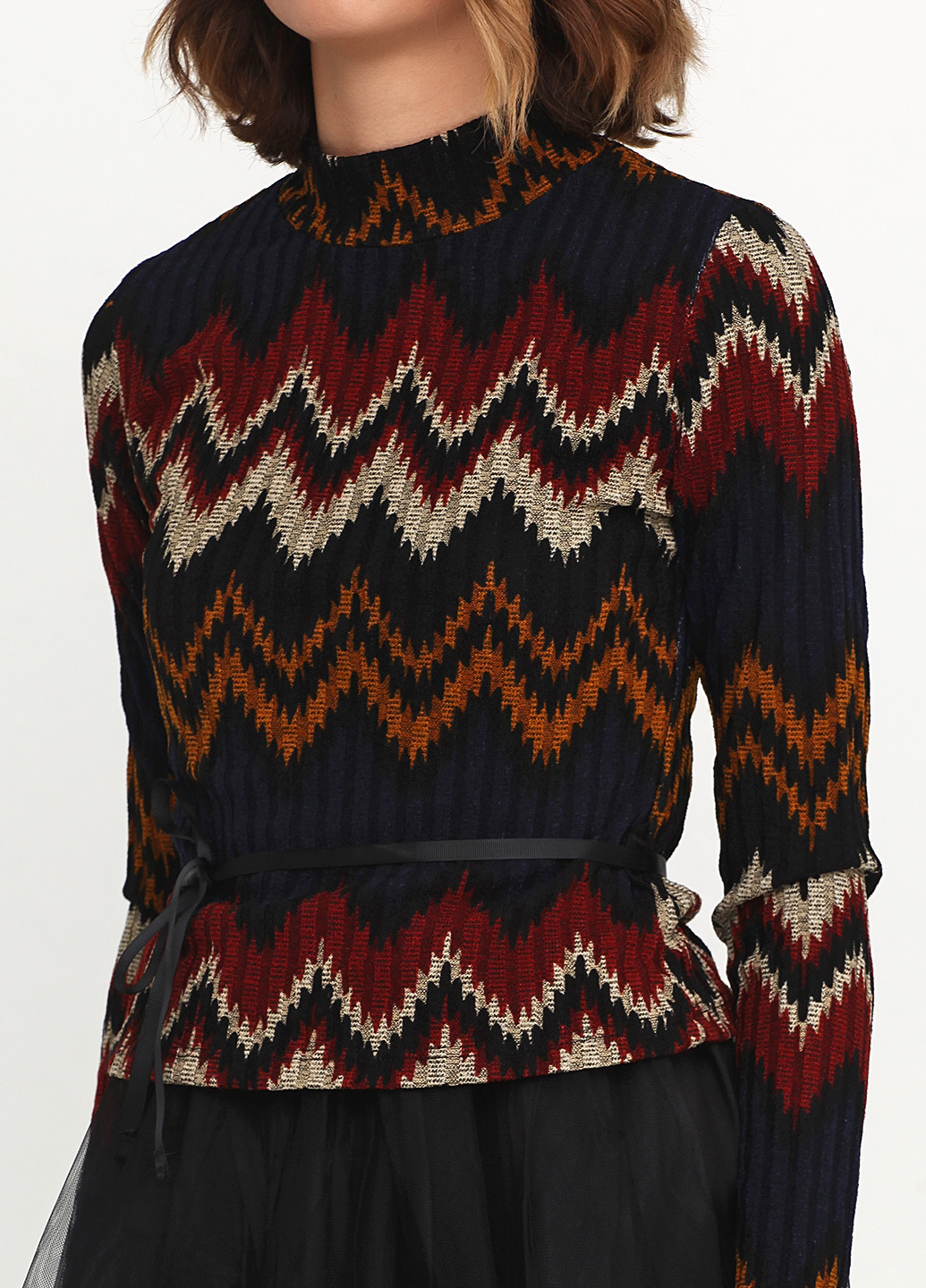 Жовтий кежуал сукня Lumina з геометричним візерунком