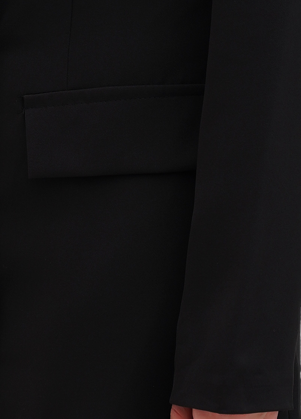 Черное кэжуал платье платье-жакет Boohoo однотонное