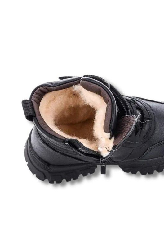 Зимові черевики для хлопчика B2067-1C 33 21 см Чорний КВ1297-1 Bessky чорні