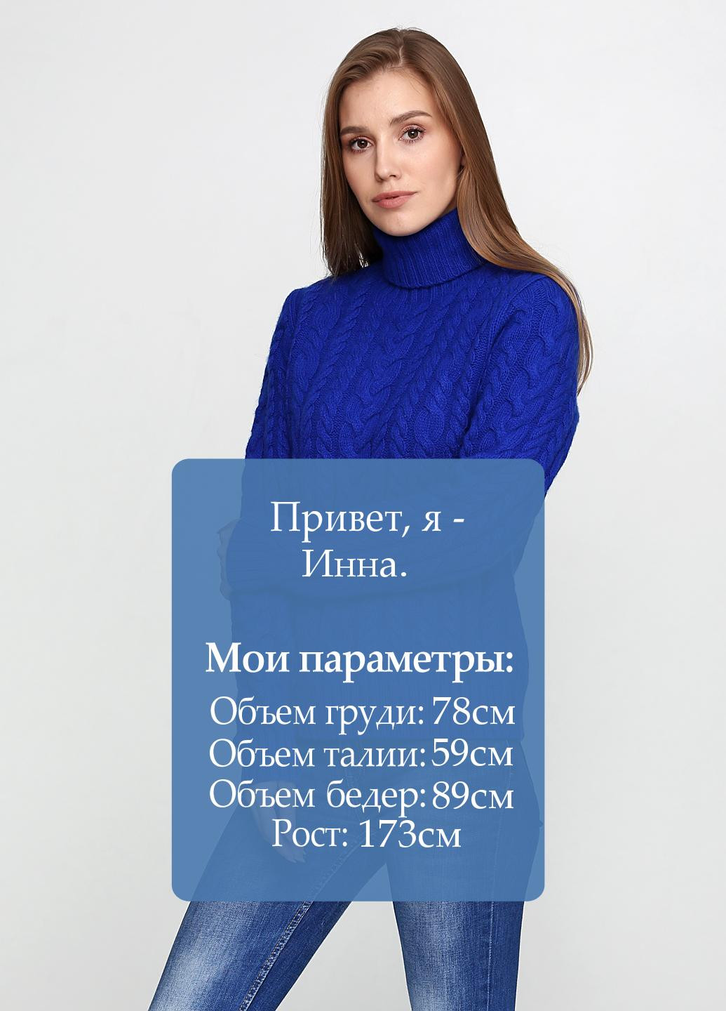 Синий зимний свитер Ralph Lauren