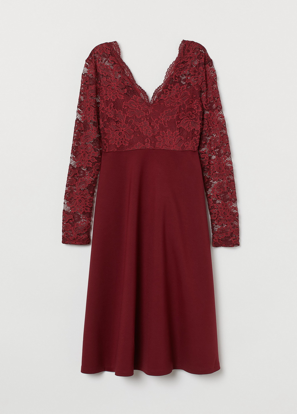 Красное кэжуал платье H&M