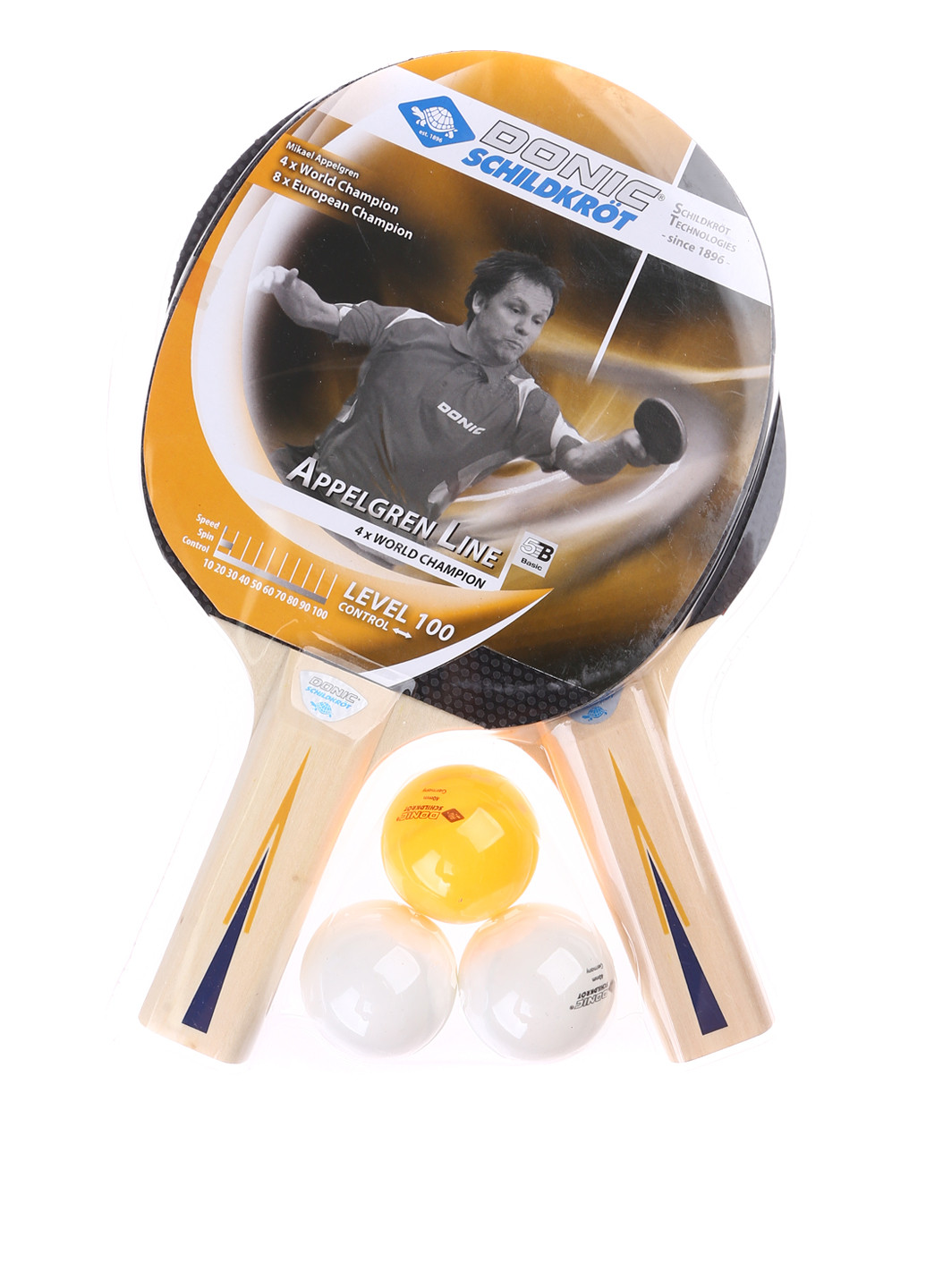 Набор для настольного тенниса (ракетки, шарики) Donic (18520356)