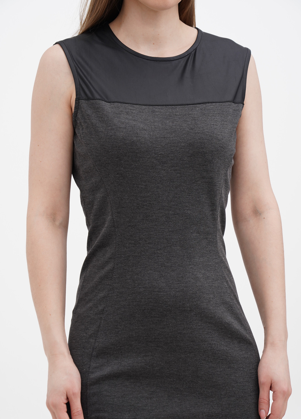 Темно-бежева кежуал сукня Calliope меланжева