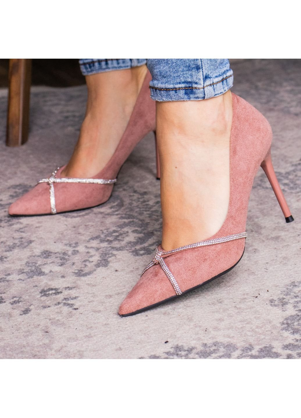 Туфлі жіночі Cabaret 2590 40 25,5 см Рожевий Fashion (253195553)