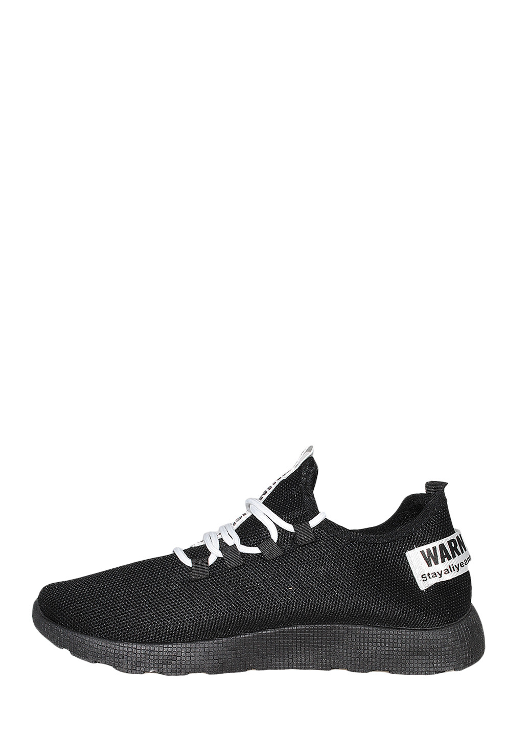 Черные демисезонные кроссовки n34 black-white Ideal