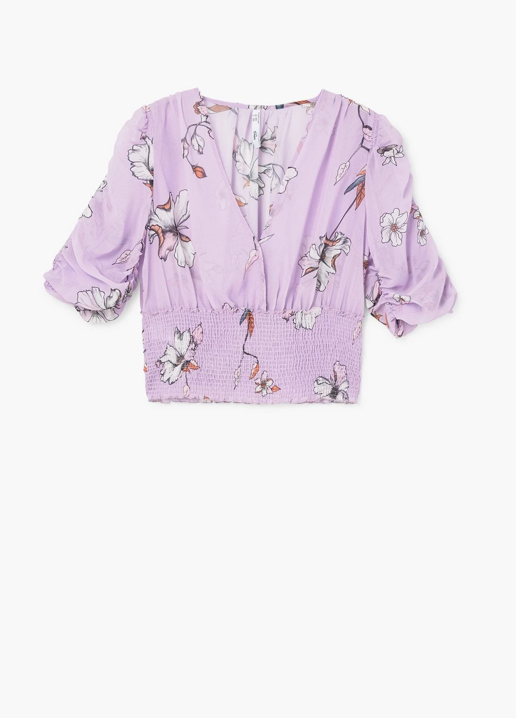 Фіолетова блуза Mango