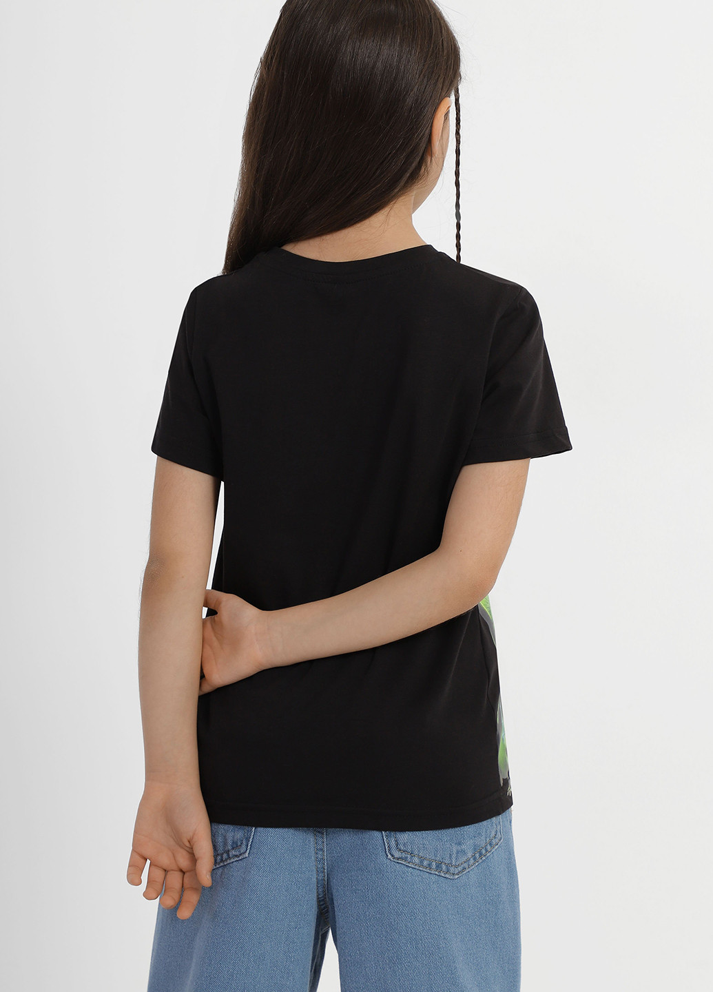 Чорна літня футболка INTERTOP