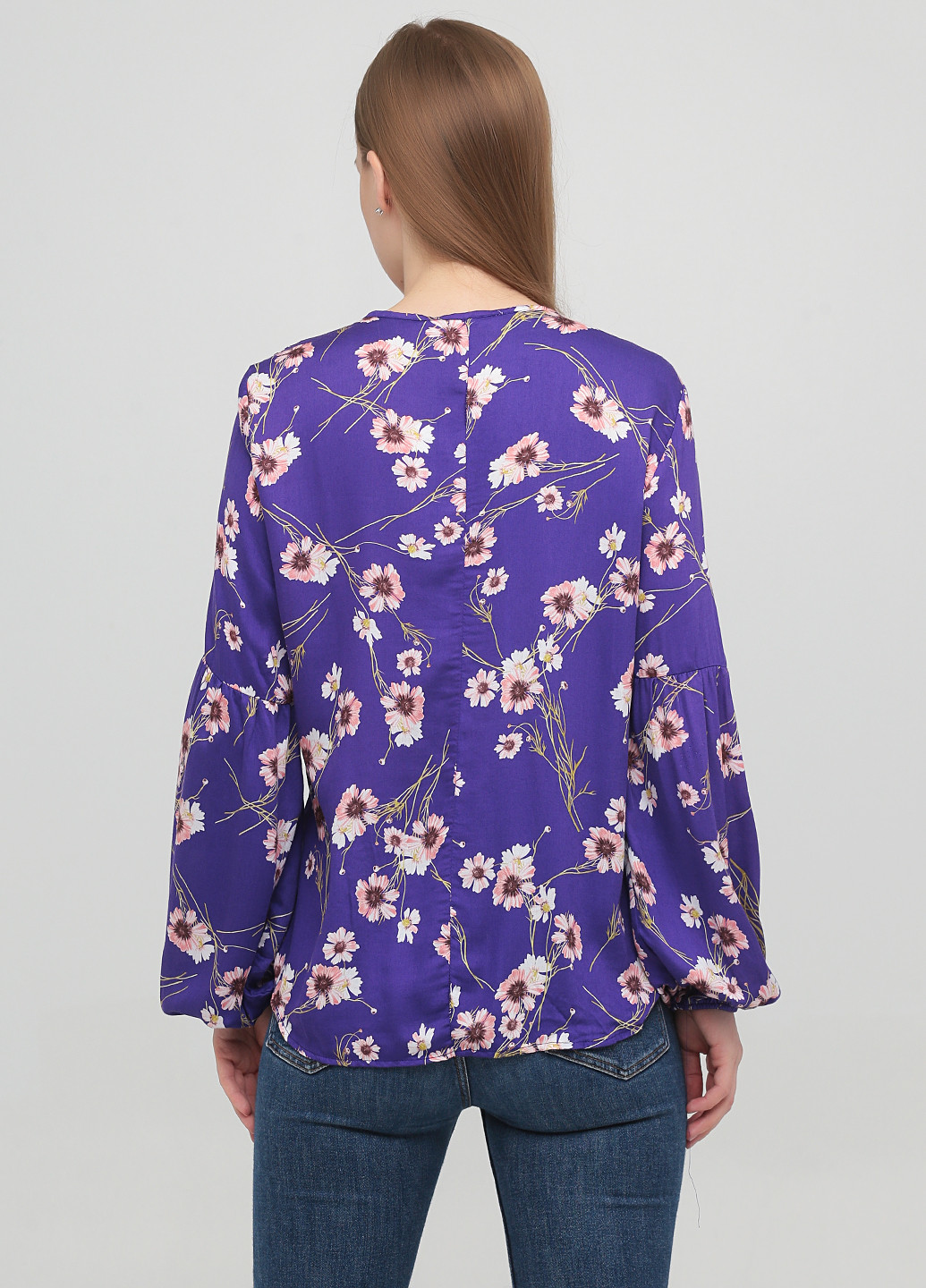 Фіолетова демісезонна блузка Mango