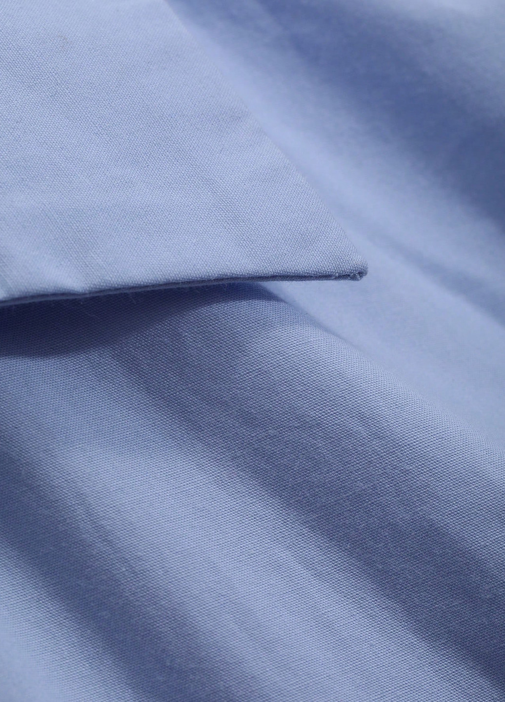 Голубой праздничный, классическая, кэжуал рубашка однотонная SHEIN