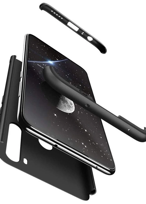 Пластикова накладка LikGus 360 градусів (opp) для Xiaomi Redmi Note 8 Чорний (is_00000035903_5) GKK (237829223)