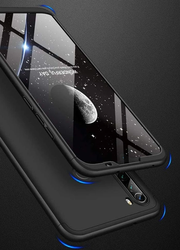Пластикова накладка LikGus 360 градусів (opp) для Xiaomi Redmi Note 8 Чорний (is_00000035903_5) GKK (237829223)