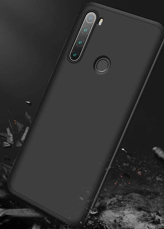 Пластикова накладка LikGus 360 градусів (opp) для Xiaomi Redmi Note 8 Чорний (is_00000035903_5) GKK (237829223)