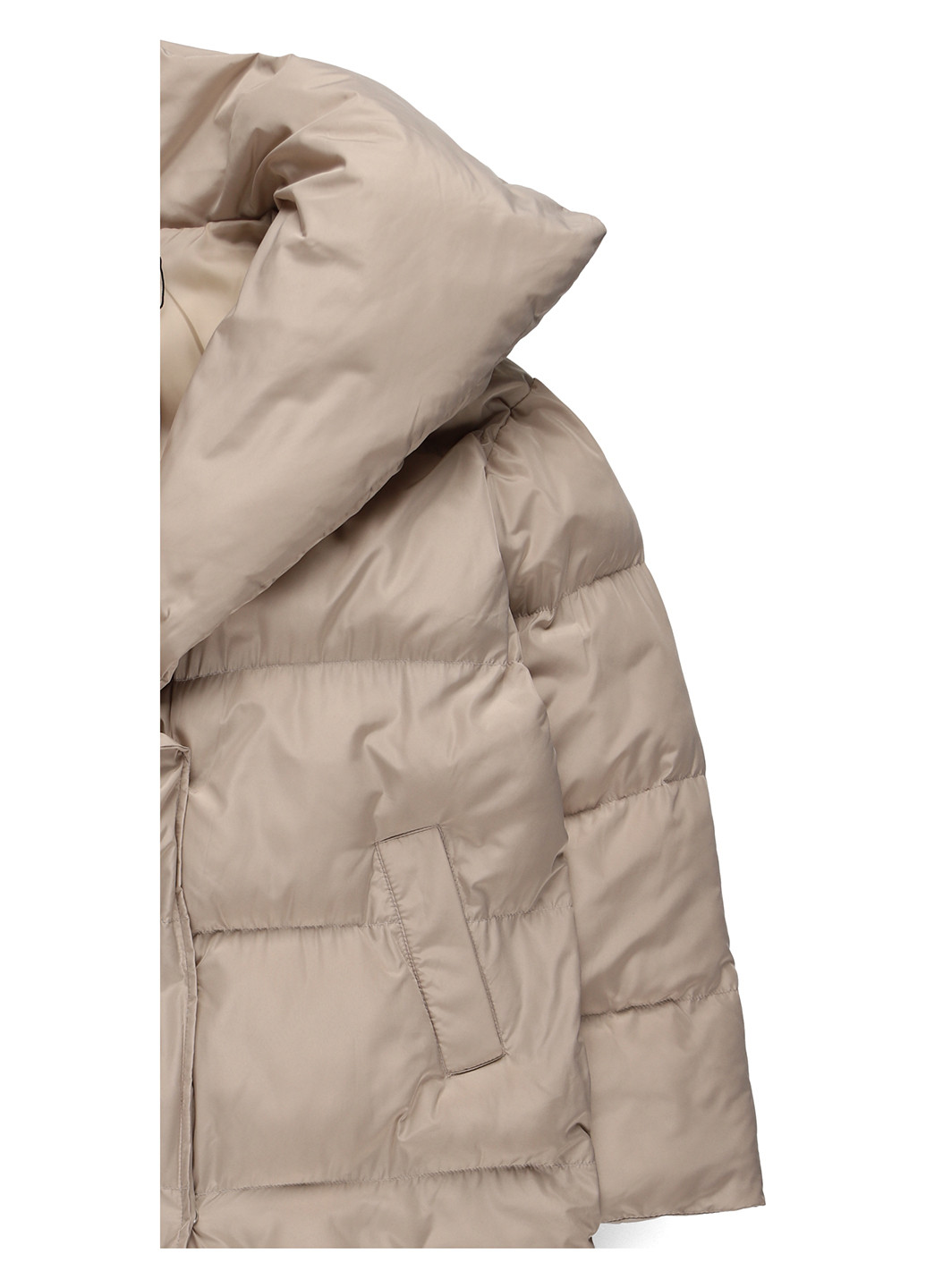 Бежева зимня куртка куртка-ковдра Missguided