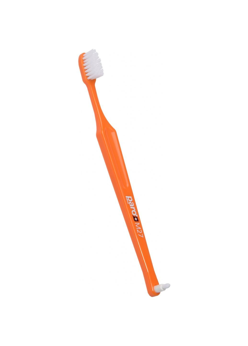 Дитяча зубна щітка M27 середньої жорсткості, Помаранчева (7610458007440-orange) Paro Swiss (254084542)