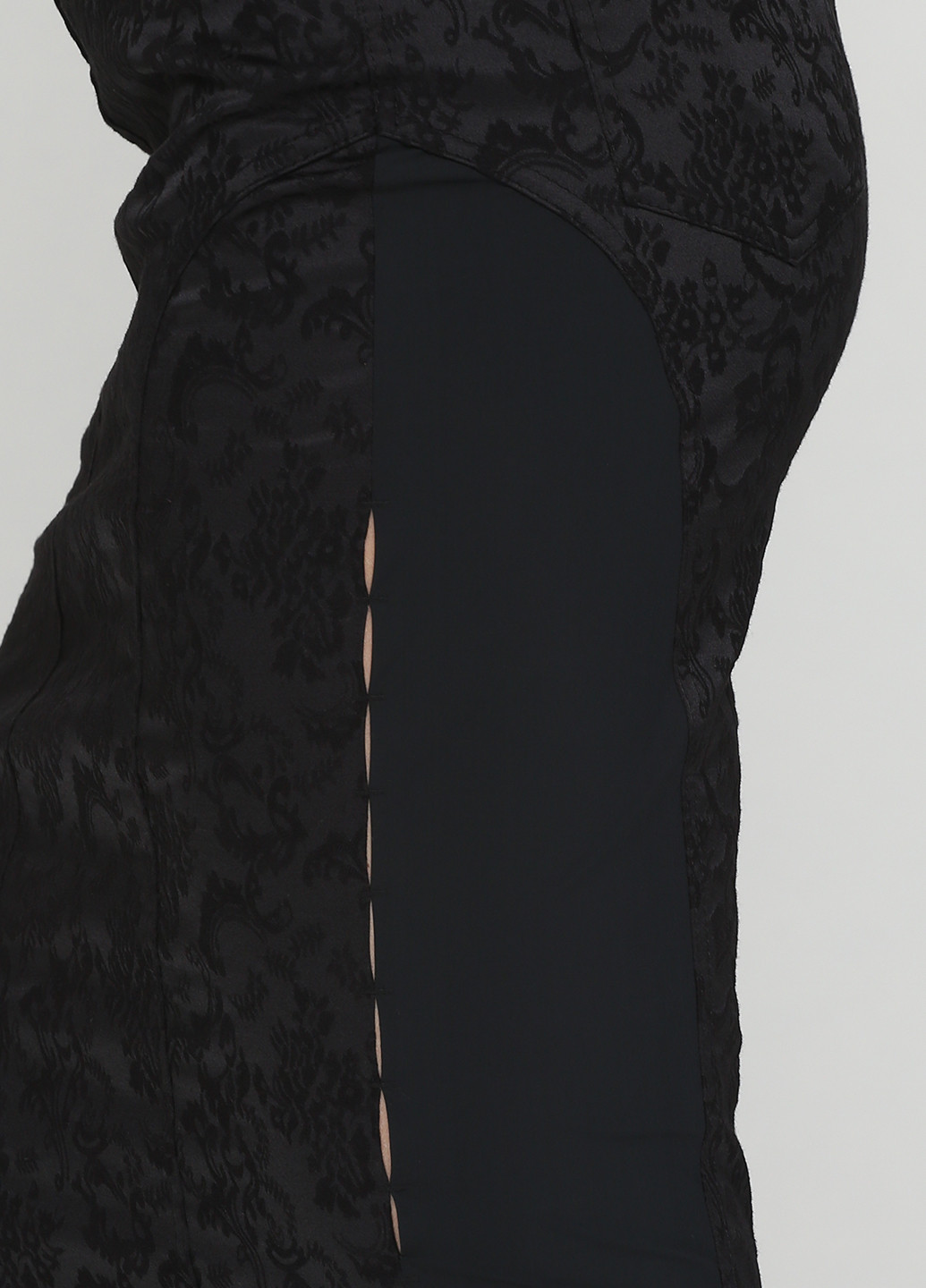 Черная кэжуал цветочной расцветки юбка Sassofono карандаш