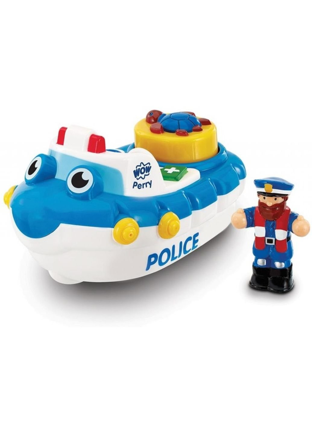 Развивающая игрушка Полицейская лодка Перри (10347) WOW TOYS (254066287)