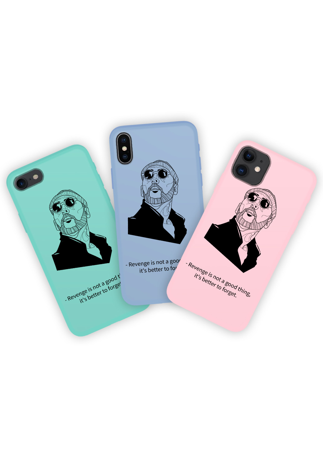 Чохол силіконовий Apple Iphone 11 Леон кілер (Leon) (9230-1451) MobiPrint (219774752)