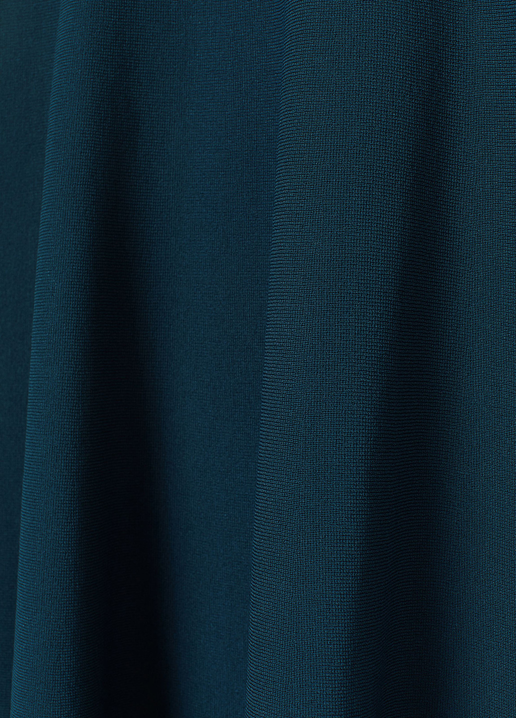 Темно-зеленая кэжуал однотонная юбка H&M клешированная