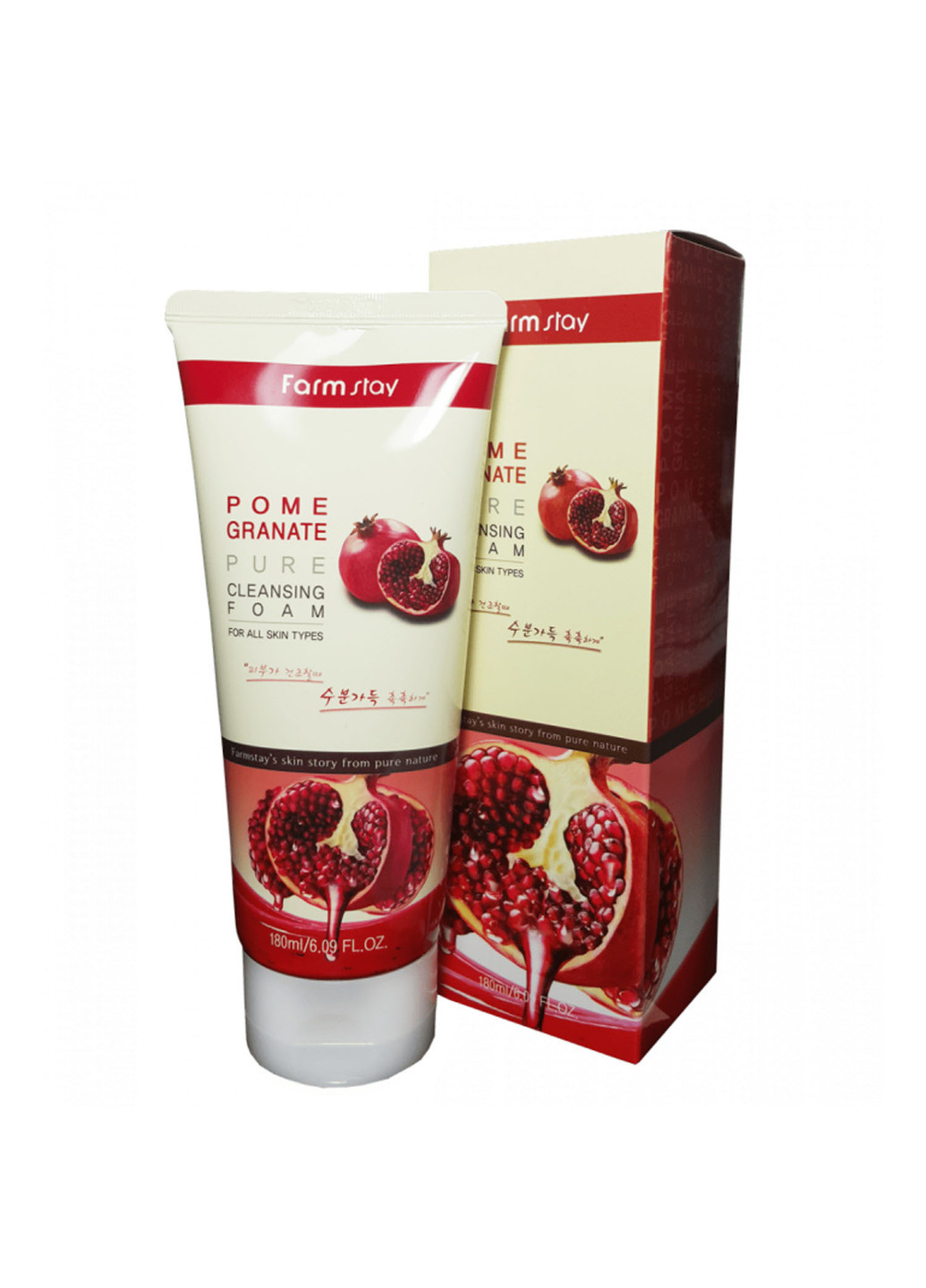 Гранатовая пенка для умывания Pomegranate Pure Cleansing Foam, 180 мл FarmStay (202413853)