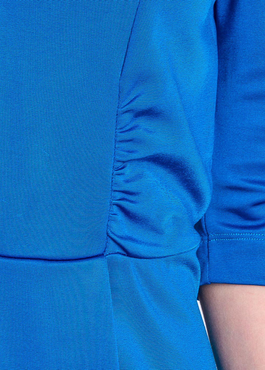 Светло-синее коктейльное платье клеш Love Moschino однотонное