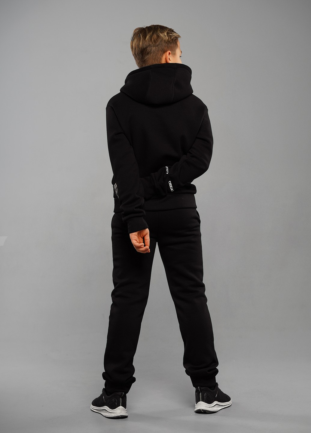 Чорний зимній зимовий спортивний костюм брючний Tiaren Арис