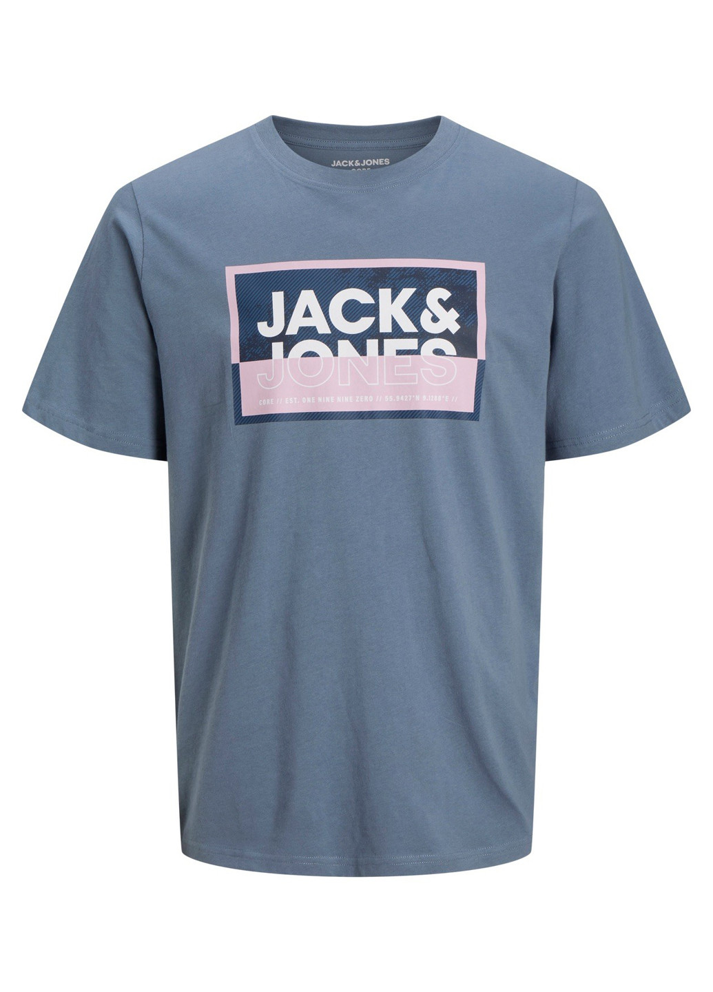 Светло-голубая футболка Jack & Jones