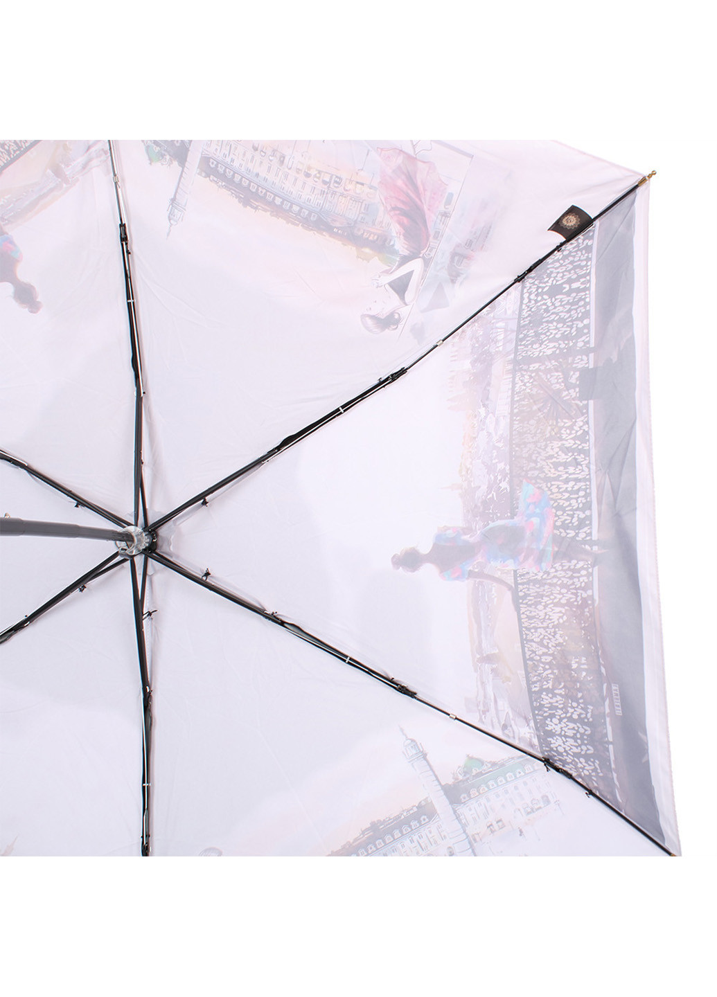 Жіночий складаний парасолька механічний 93 см Lamberti (216146470)