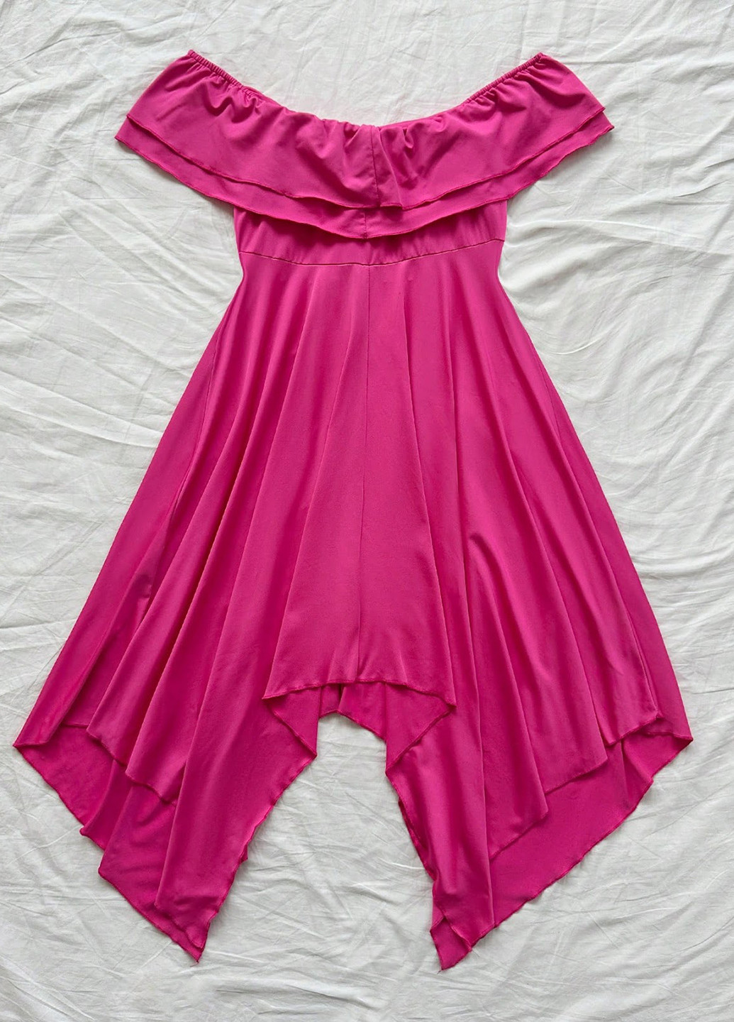 Малиновое коктейльное, кэжуал платье в стиле ампир, с открытыми плечами SHEIN однотонное