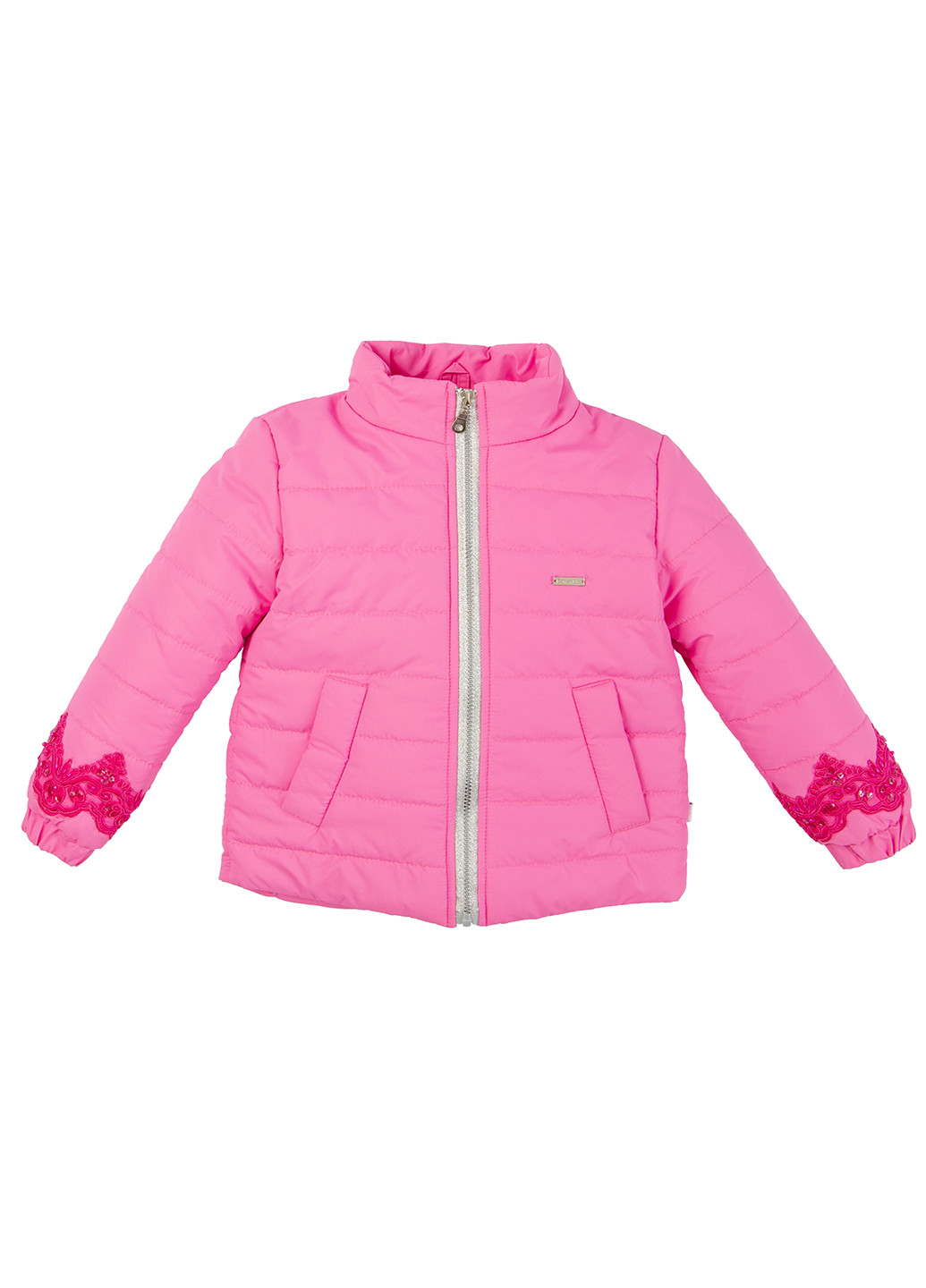 Розовая демисезонная куртка Fashion Kids
