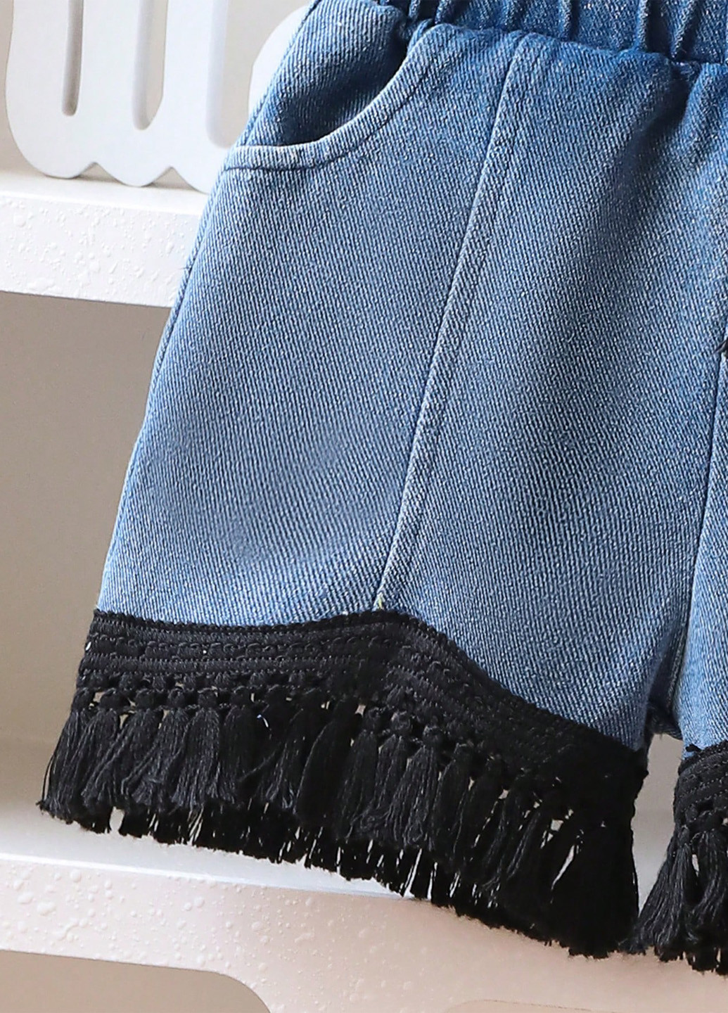 Комбинированный летний комплект (топ, шорты) SHEIN