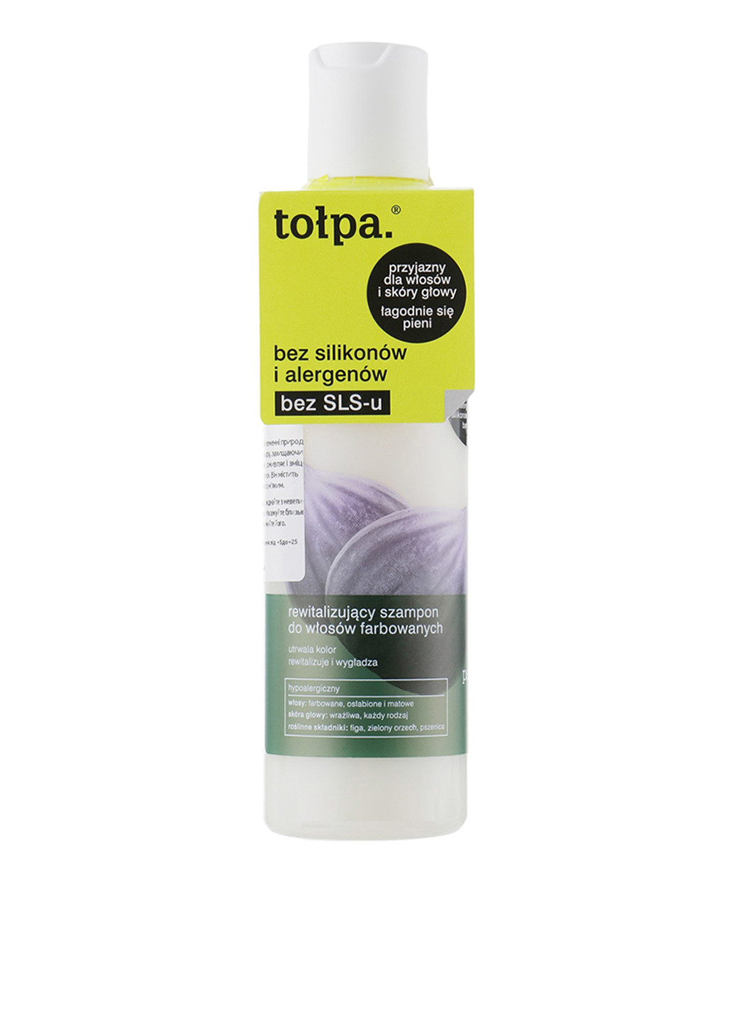 Відновлює шампунь для фарбованого волосся Green Shampoo 200 мл Tolpa (88094138)