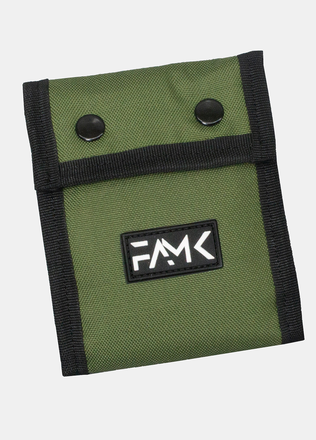 Гаманець на кнопках Tri-fold хакі Famk (254661182)