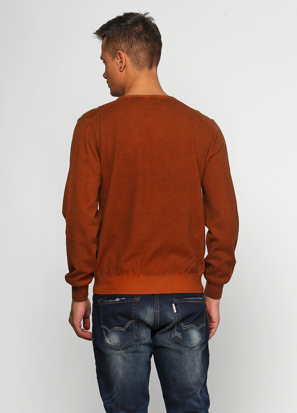 Коричневый демисезонный пуловер пуловер Barbieri