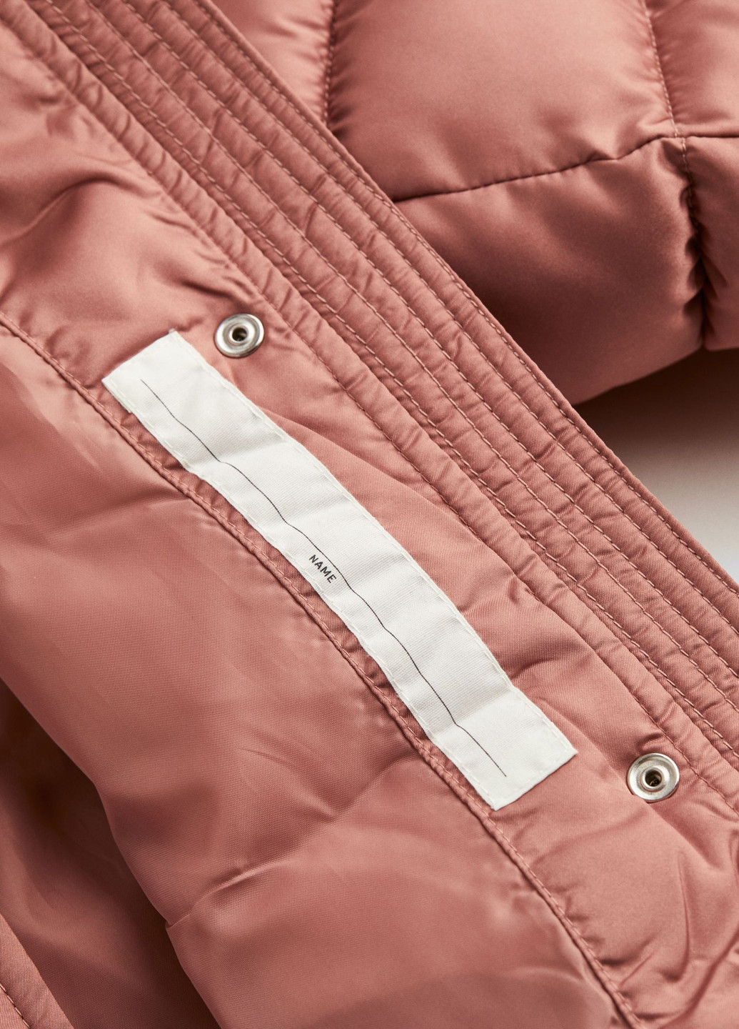 Рожево-коричнева зимня куртка H&M