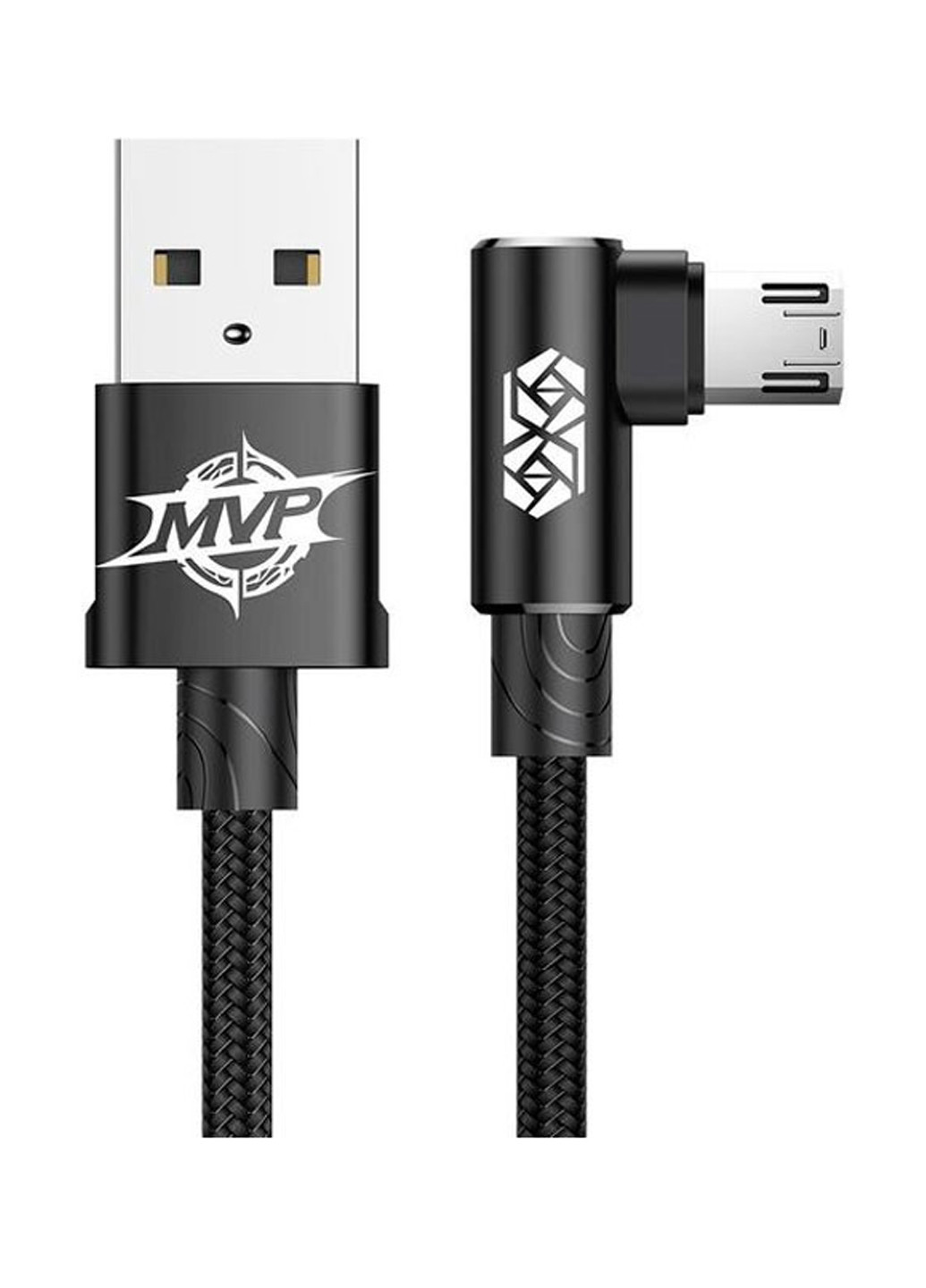 Кабель MVP Elbow Type Cable USB for Micro 2A 1M Black (CAMMVP-A01) Baseus mvp elbow type cable microusb (135000236)