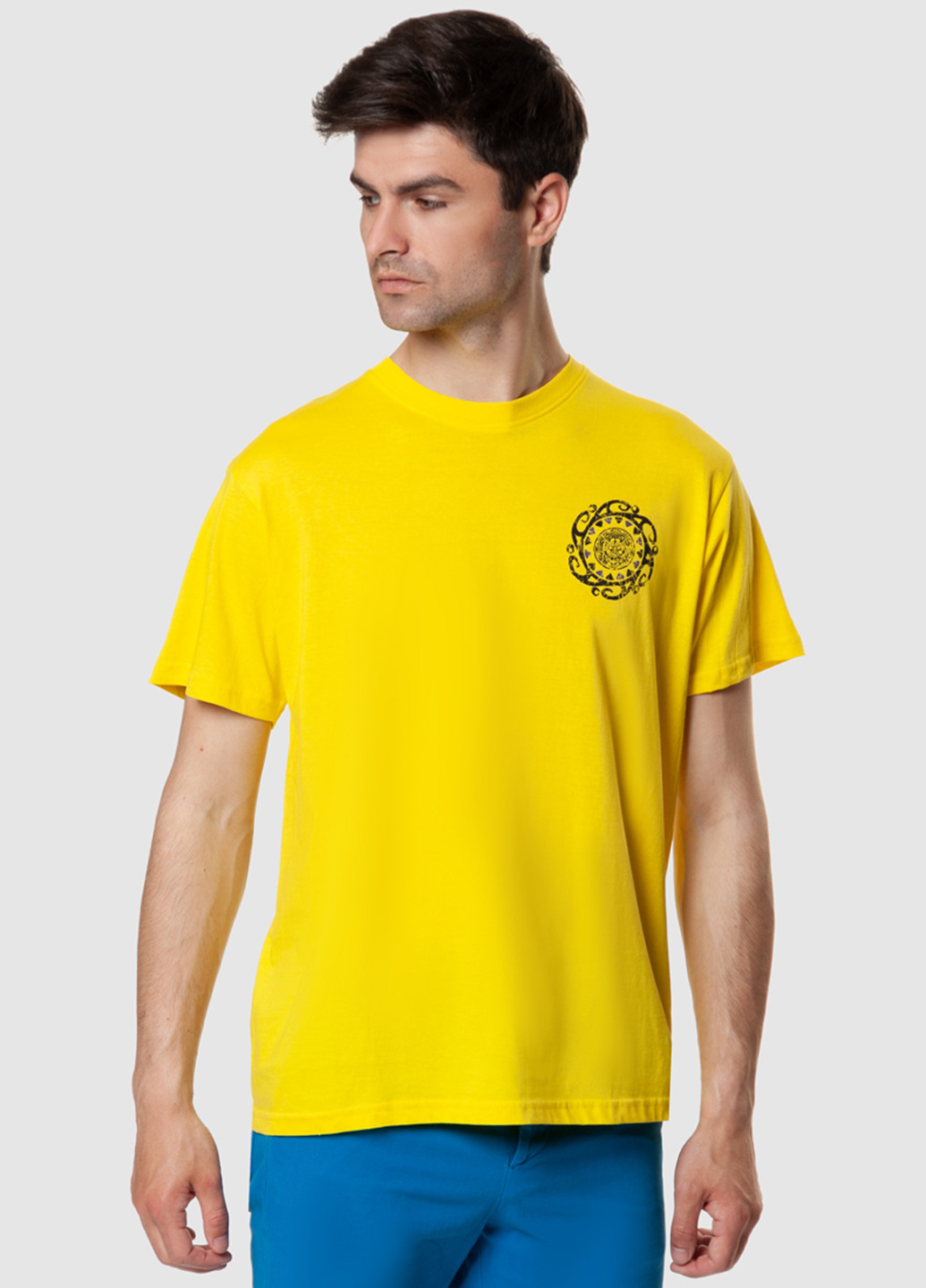 Желтая футболка мужская Arber