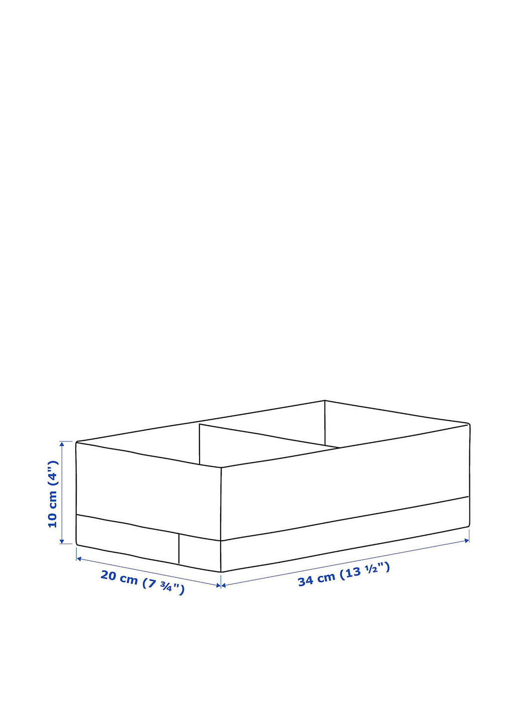 Органайзер, 20x34x10 см IKEA (271837372)