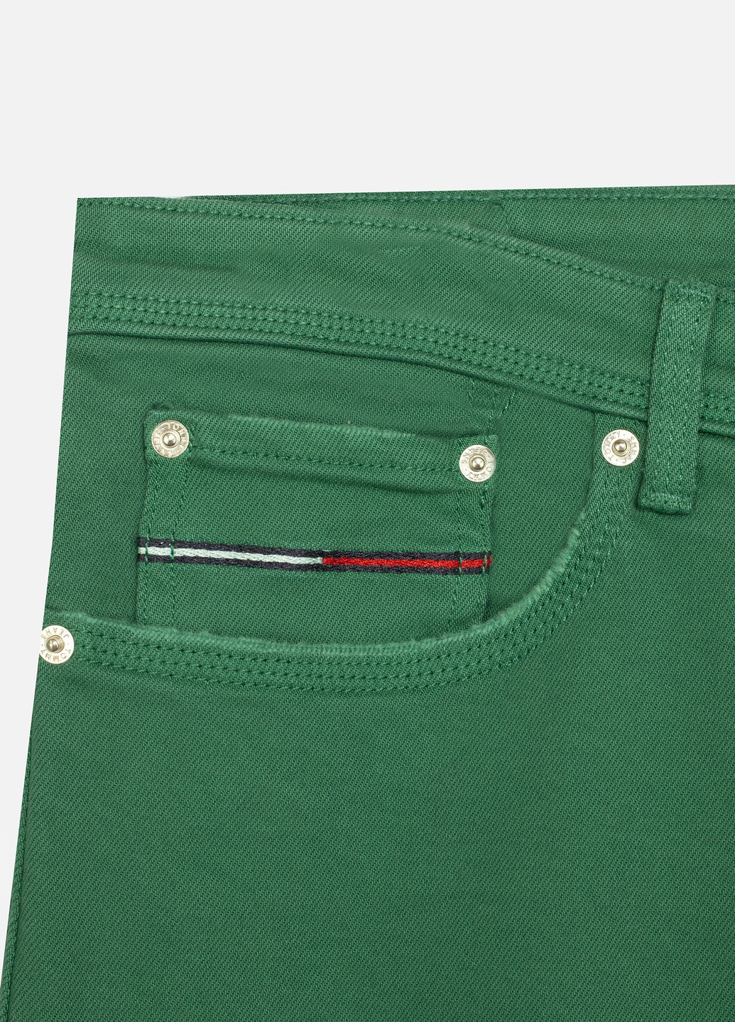 Зеленые демисезонные джинсы Tommy Jeans