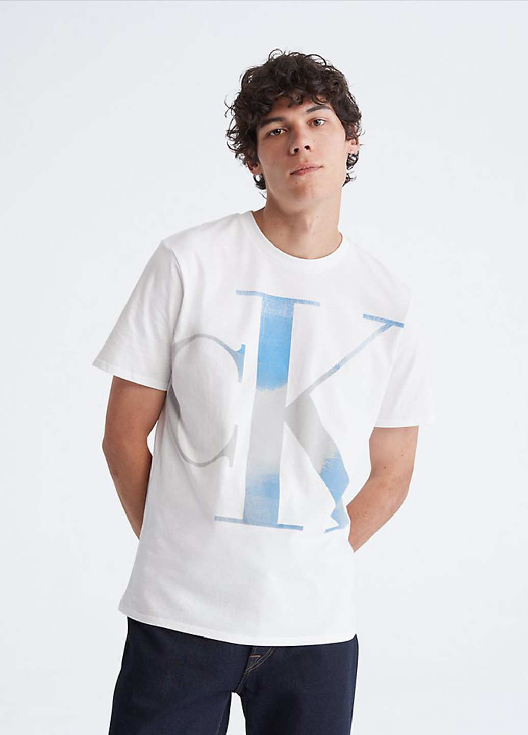 Біла літня футболка Calvin Klein