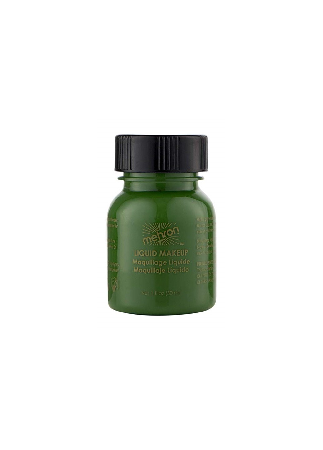 Жидкий грим Liquid Makeup, Green (Зеленый), 30 мл Mehron (205593271)
