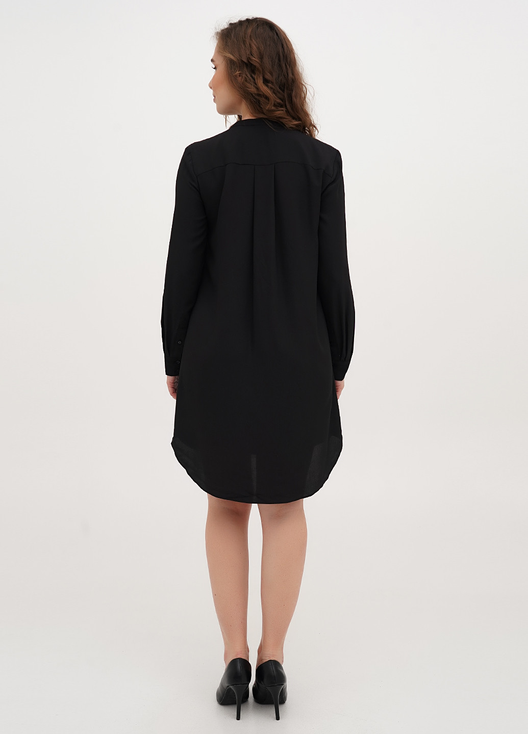 Чорна вечірня, кежуал сукня а-силует H&M однотонна