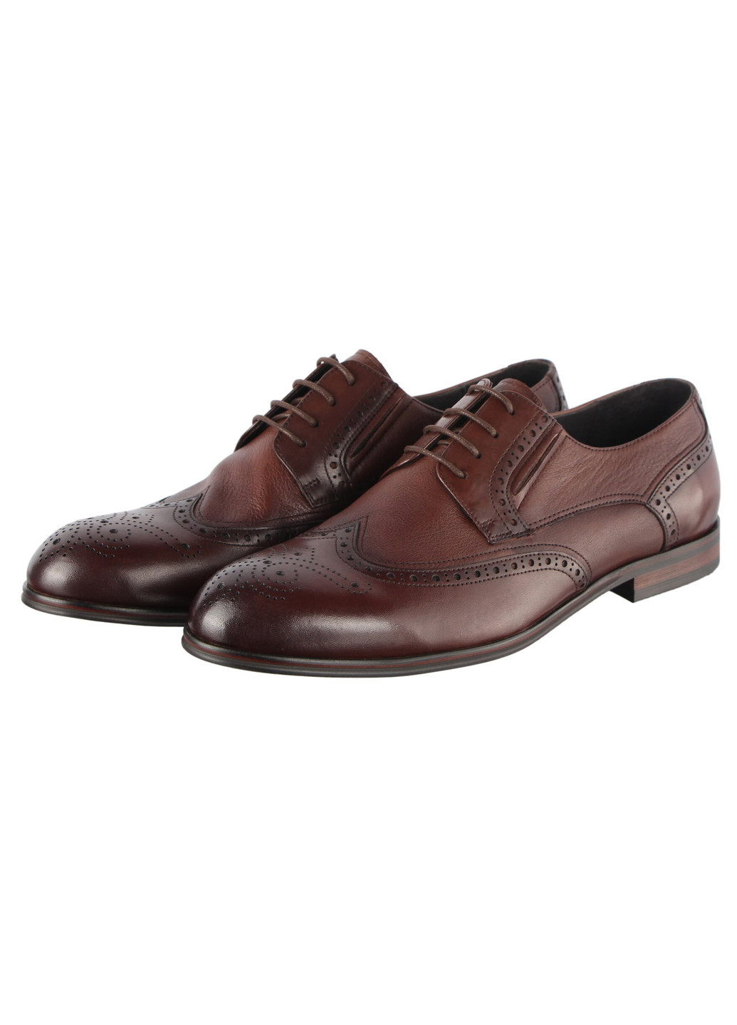 Коричневые мужские классические туфли 196241 Buts на шнурках