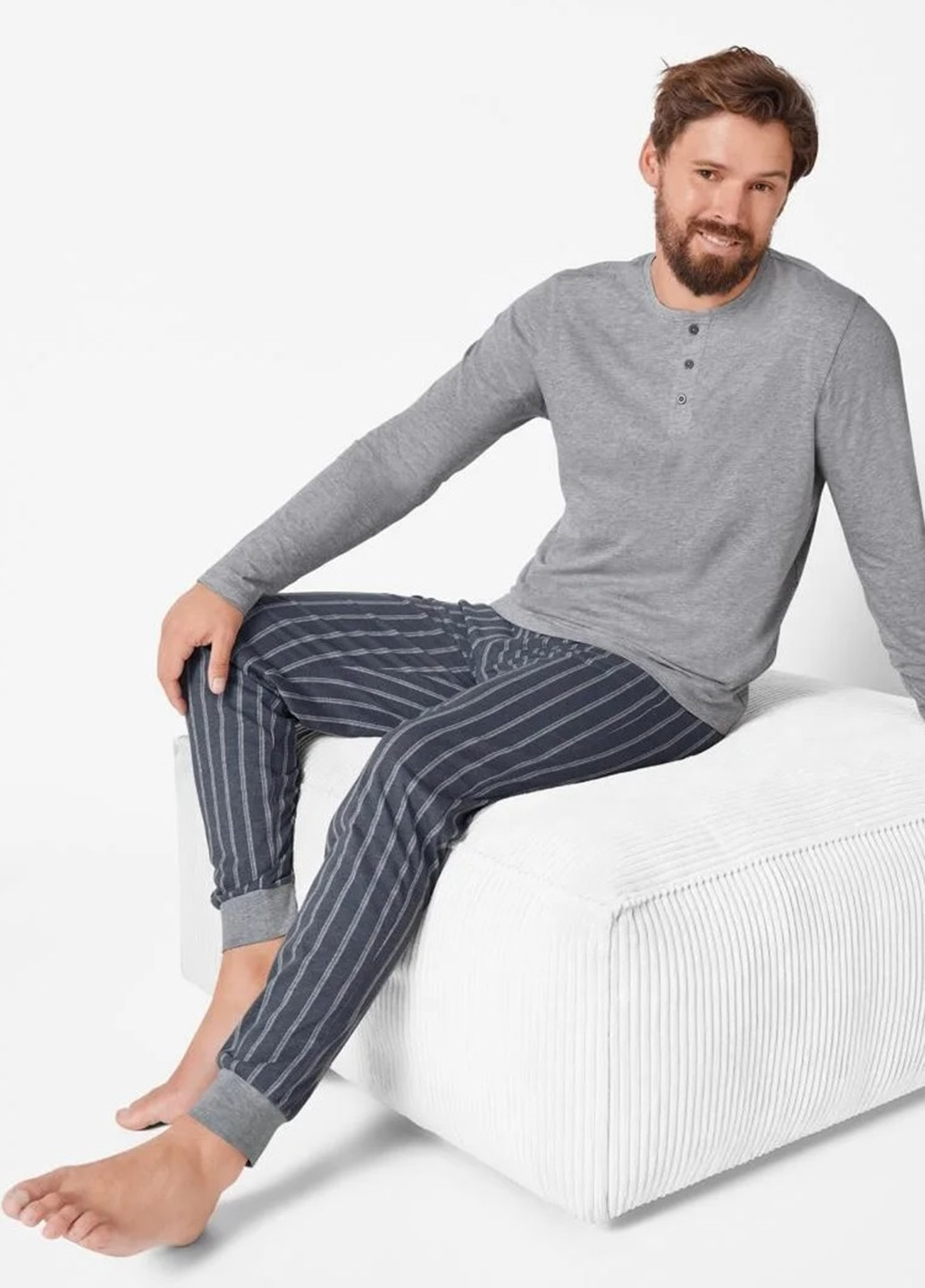 Пижама (лонгслив, брюки) Livergy (365761775)