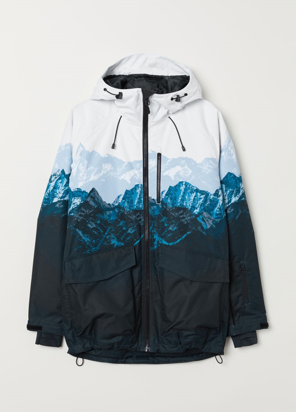 Комбинированная зимняя куртка лыжная H&M